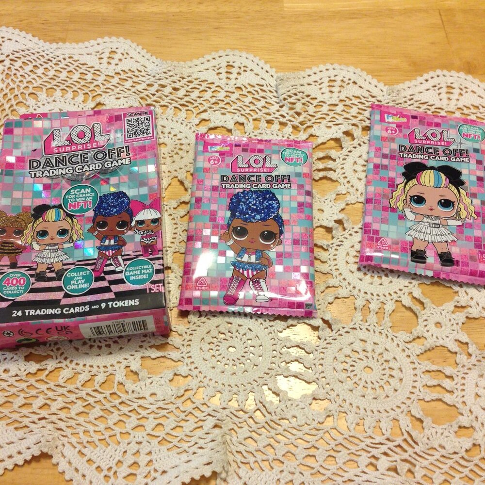 L.O.L. Surprise! Dance Off! Trading Card Game with two bonus card packs LOL